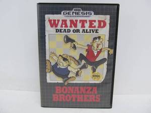 lot 57 image: Bonanza Brothers Wanted Dead or Alive - Sega Genesis