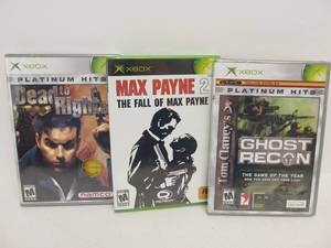 lot 74 image: Lot of 3 FACTORY SEALED Original XBOX Games