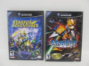 lot 75 image: Starfox Assualt & Starfox Adventures - Nintendo Gamecube