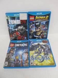 lot 78 image: 4 Nintendo Wii U Games