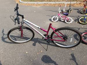 lot 39 image: Magna Great Divide 26 21-Speed Bike (No Seat Or Rear Brakes)
