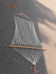 lot 57 image: Large Rope Hammock