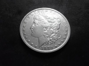 lot 5 image: 1880 Morgan Silver Dollar