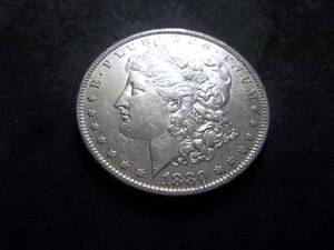lot 6 image: 1880 O Morgan Silver Dollar