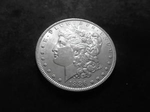 lot 16 image: 1886 Morgan Silver Dollar