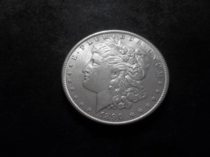 lot 23 image: 1890  Morgan Silver Dollar