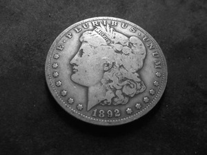 lot 26 image: 1892 S Morgan Silver Dollar