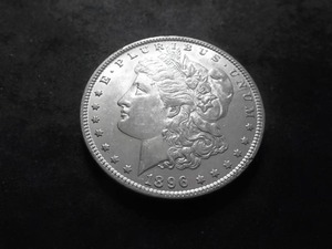 lot 27 image: 1896 Morgan Silver Dollar