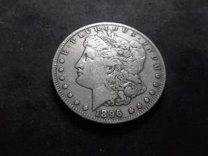 lot 28 image: 1896 S Morgan Silver Dollar