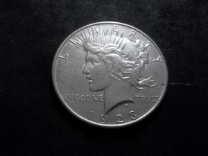 lot 41 image: 1923 D Peace Silver Dollar