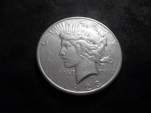 lot 42 image: 1923 S Peace Silver Dollar