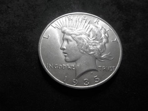 lot 52 image: 1935 S Peace Silver Dollar