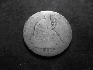 lot 53 image: 1859 O Seated Liberty Half Dollar