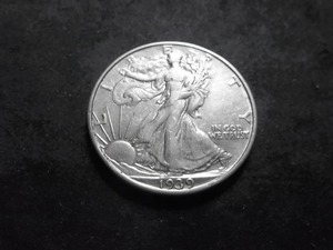 lot 55 image: 1939 D Walker Half Dollar