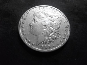 lot 20 image: 1888 S Morgan Silver Dollar