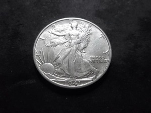 lot 61 image: 1941 S Walker Half Dollar