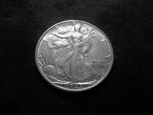 lot 63 image: 1942 D Walker Half Dollar