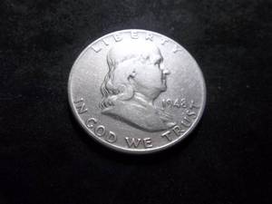 lot 70 image: 1948 Franklin Half Dollar