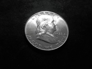 lot 71 image: 1948 D Franklin Half Dollar