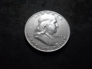 lot 77 image: 1953 D Franklin Half Dollar