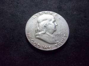 lot 78 image: 1953 S Franklin Half Dollar