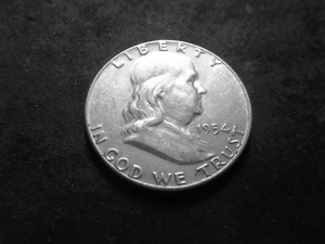 lot 79 image: 1954 Franklin Half Dollar