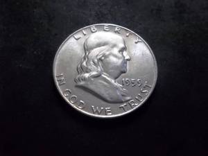 lot 85 image: 1959 D Franklin Half Dollar