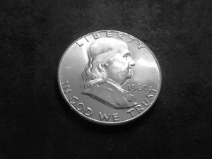 lot 86 image: 1960 Franklin Half Dollar