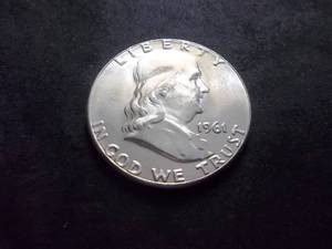 lot 87 image: 1961 Franklin Half Dollar