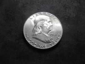 lot 88 image: 1961 D Franklin Half Dollar