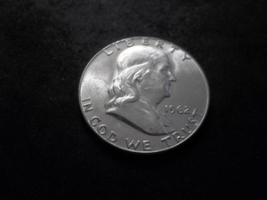 lot 89 image: 1962 D Franklin Half Dollar