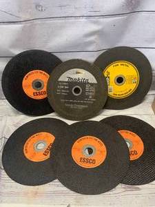 lot 7 image: Lot of 6 Cut Off Metal Wheels