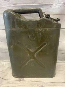 lot 9 image: Vintage Jerry Gas Can 18 Tall