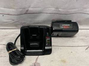 lot 50 image: Craftsman 40 Volt Lithium Battery & Charger