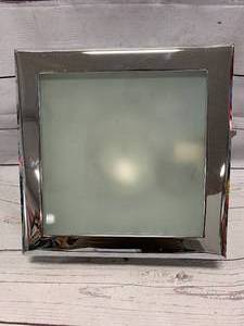 lot 54 image: Chrome Framed Ceiling Light 12 x 12