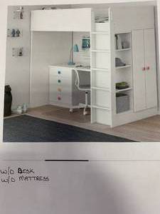 lot 61 image: IKEA Loft Bed
