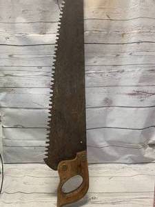 lot 96 image: Vintage Henry Disston & Sons Crosscut Saw 36 Blade