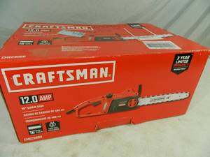 lot 24 image: Craftsman 16 inch Electric Chainsaw