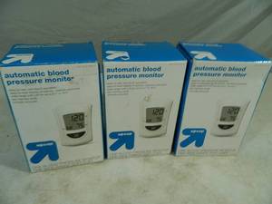 lot 41 image: 3 New Auto Blood Pressure Monitors