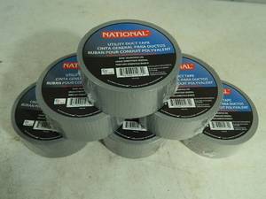 lot 50 image: 5 New Rolls of Duct Tape
