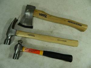 lot 60 image: New Hammers, Hatchet