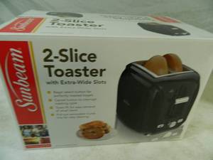 lot 70 image: New Sunbeam 2-Slice Toaster