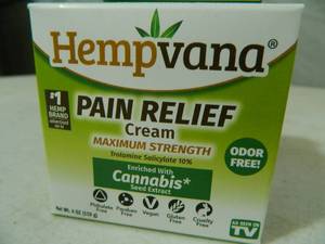 lot 76 image: New Hempvana Pain Relief Cream