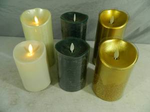 lot 111 image: 6 Luminara Flameless Candles
