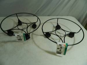 lot 115 image: New Pair of 13 inch Planter Caddies on Wheels