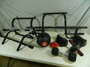 lot 146 image: Exercise Equipment, Weights, Etc.