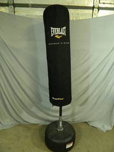 lot 8C image: Everlast Inflatable Punching Bag on Base