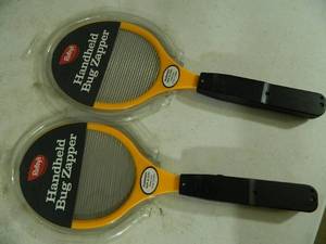 lot 165 image: 2 New Electric Bug Zappers  Fly Swatters