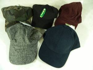 lot 188 image: 5 New Hats with Tags