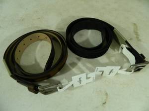 lot 189 image: 2 New Mens XL 40-44 Belts